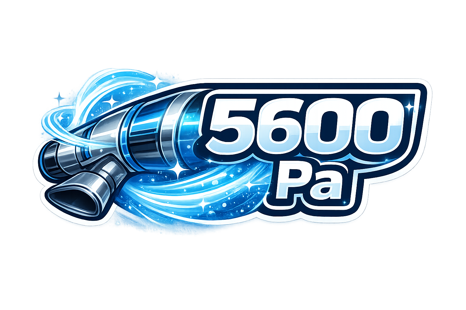 Aspiration puissante 5600 Pa